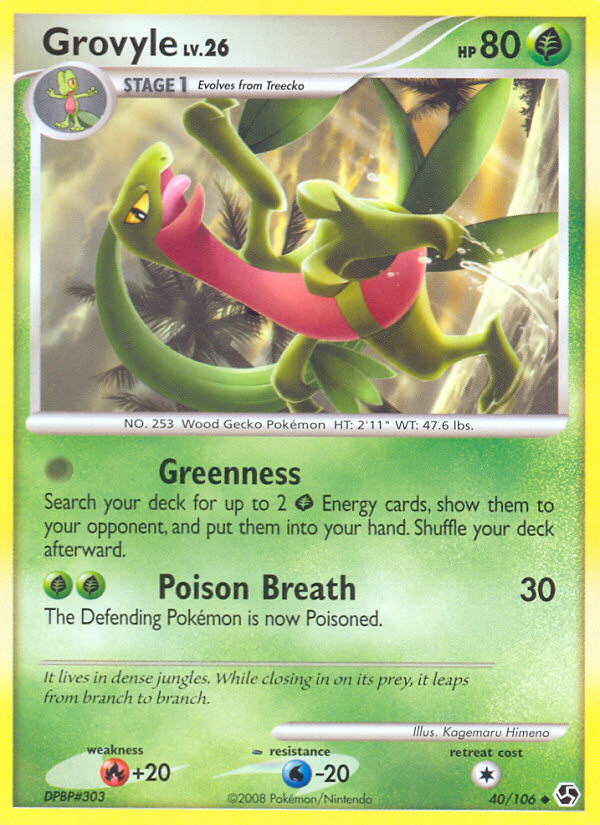 Grovyle (40/106) [Diamond & Pearl: Great Encounters] | Game Haven TX