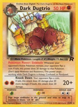 Dark Dugtrio (23/82) [Team Rocket Unlimited] | Game Haven TX