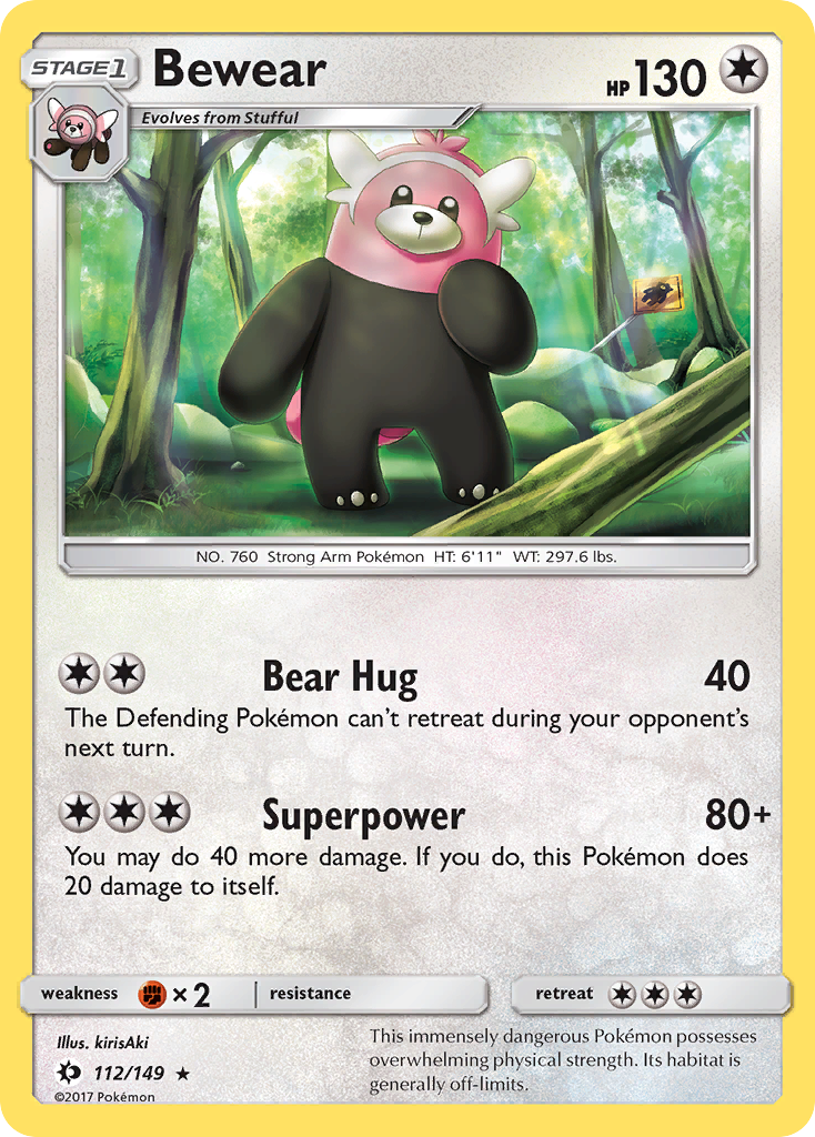 Bewear (112/149) [Sun & Moon: Base Set] | Game Haven TX
