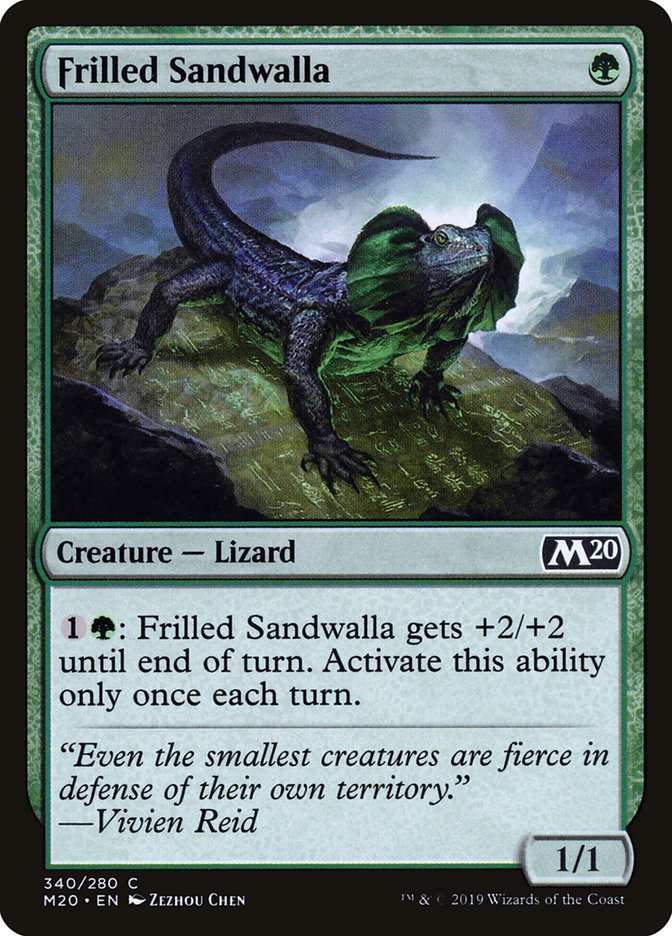 Frilled Sandwalla [Core Set 2020] | Game Haven TX