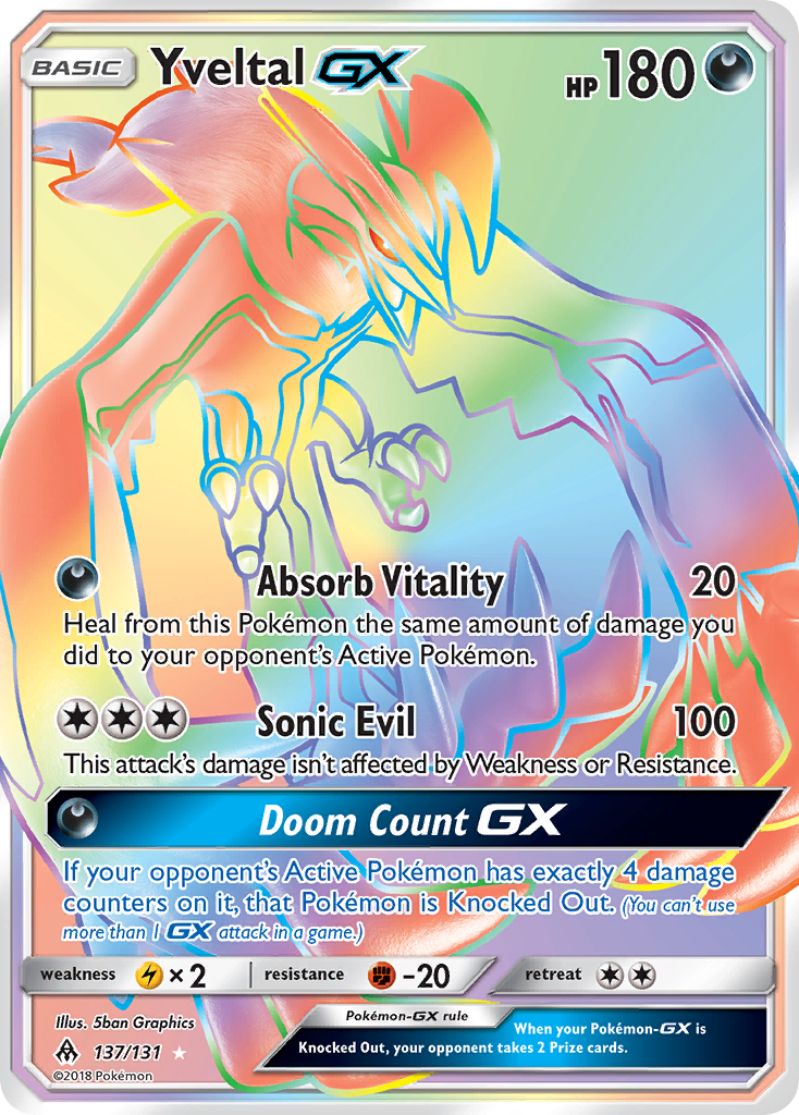 Yveltal GX (137/131) [Sun & Moon: Forbidden Light] | Game Haven TX