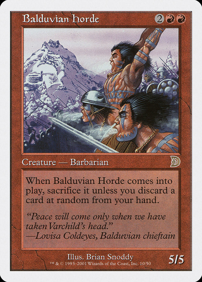 Balduvian Horde [Deckmasters] | Game Haven TX
