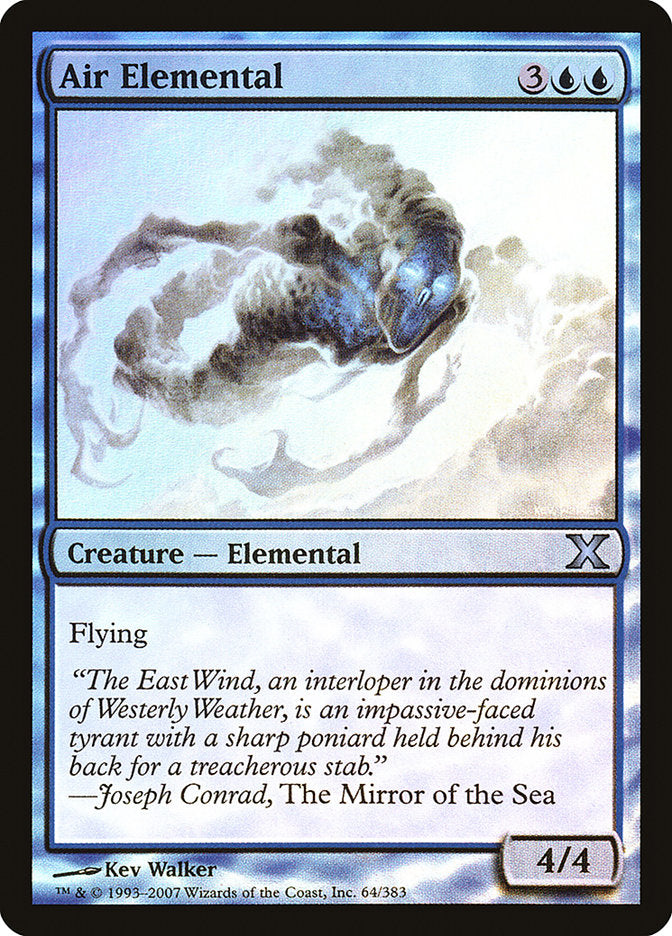 Air Elemental (Premium Foil) [Tenth Edition] | Game Haven TX