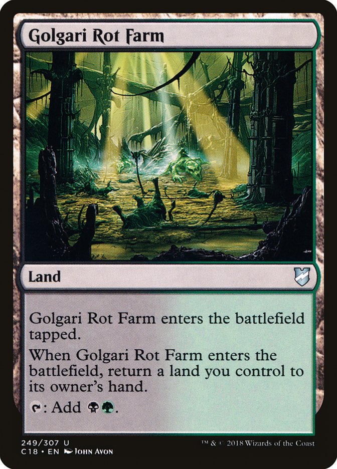 Golgari Rot Farm [Commander 2018] | Game Haven TX