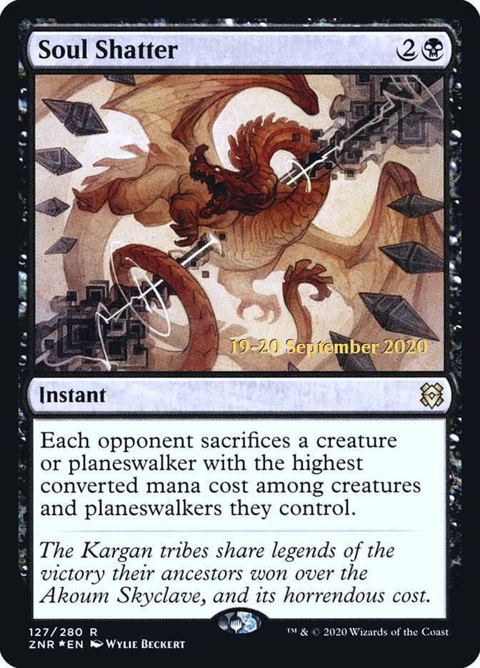 Soul Shatter [Zendikar Rising Promos] | Game Haven TX