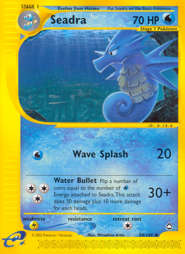 Seadra (58/147) [Aquapolis] | Game Haven TX