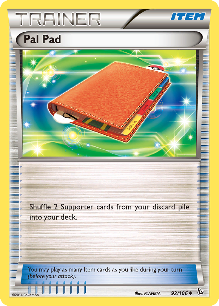 Pal Pad (92/106) [XY: Flashfire] | Game Haven TX