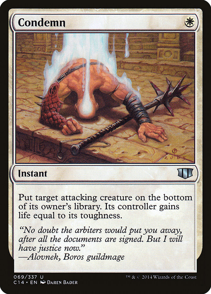 Condemn [Commander 2014] | Game Haven TX