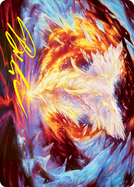 Magma Opus Art Card (Gold-Stamped Signature) [Strixhaven: School of Mages Art Series] | Game Haven TX
