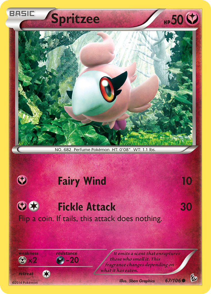 Spritzee (67/106) [XY: Flashfire] | Game Haven TX