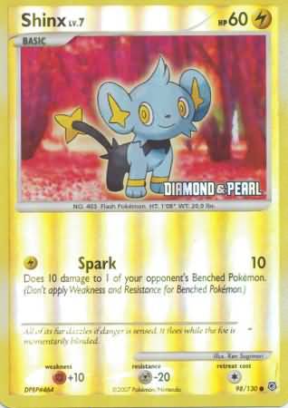 Shinx (98/130) [Burger King Promos: 2008 Collection] | Game Haven TX