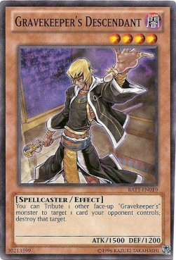 Gravekeeper's Descendant [BATT-EN010] Starfoil Rare | Game Haven TX