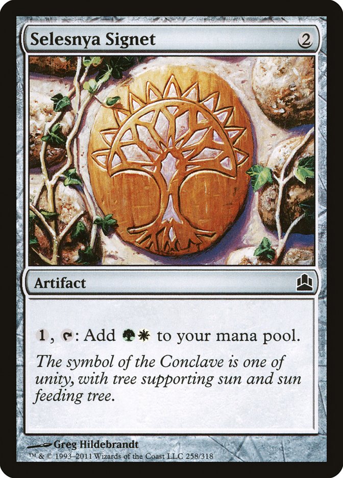 Selesnya Signet [Commander 2011] | Game Haven TX