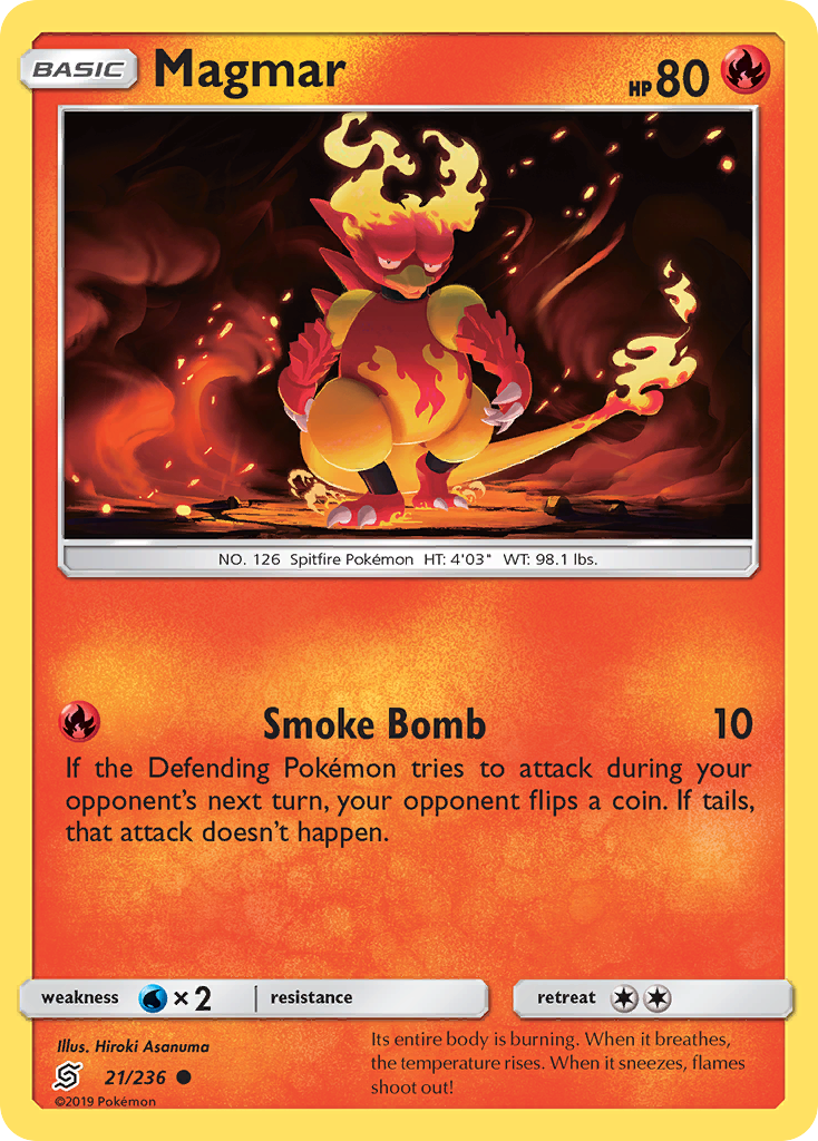 Magmar (21/236) [Sun & Moon: Unified Minds] | Game Haven TX