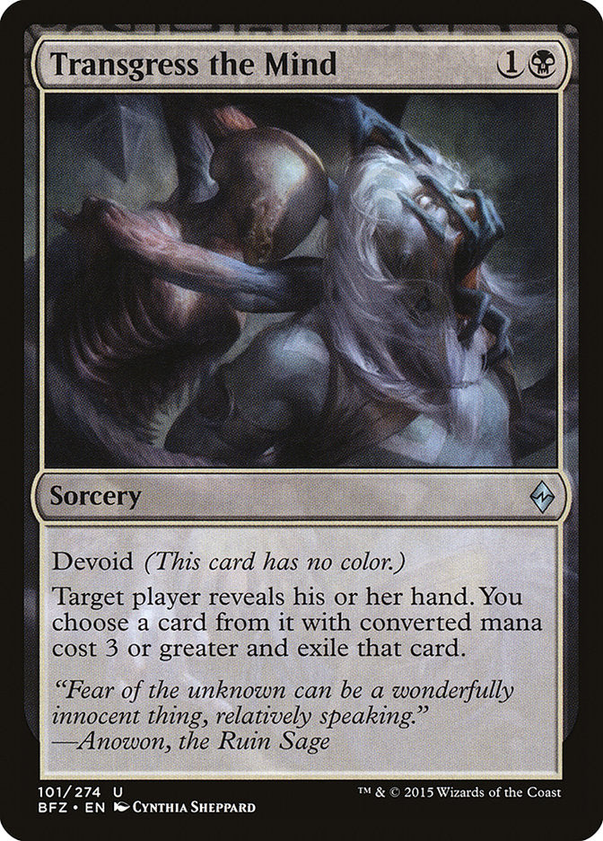 Transgress the Mind [Battle for Zendikar] | Game Haven TX