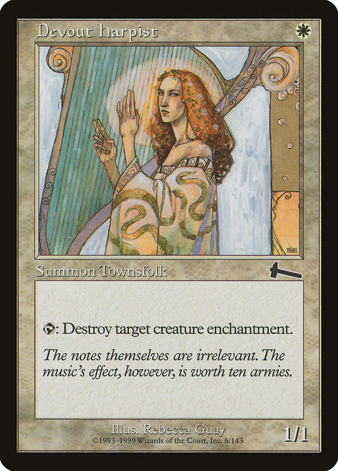 Devout Harpist [Urza's Legacy] | Game Haven TX