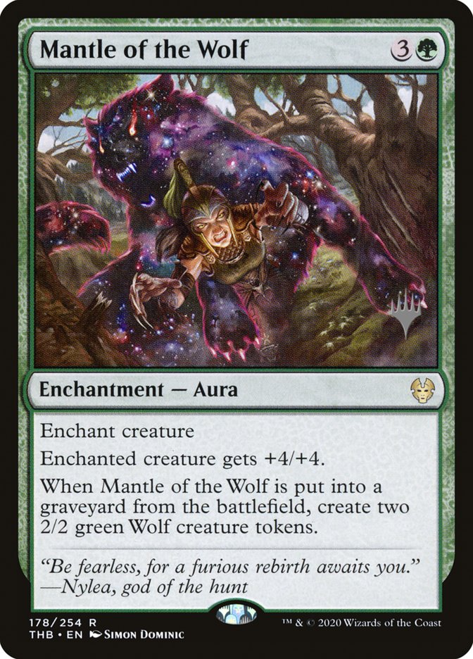 Mantle of the Wolf (Promo Pack) [Theros Beyond Death Promos] | Game Haven TX