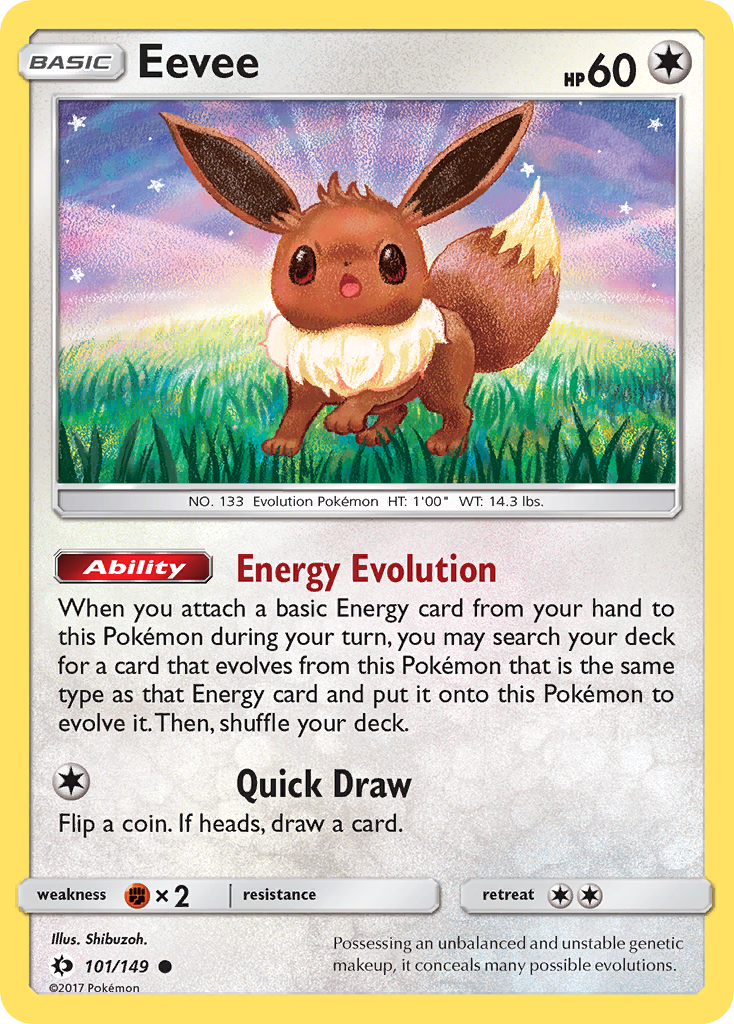 Eevee (101/149) [Sun & Moon: Base Set] | Game Haven TX