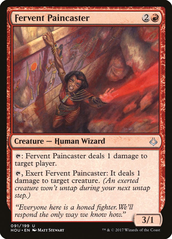 Fervent Paincaster [Hour of Devastation] | Game Haven TX