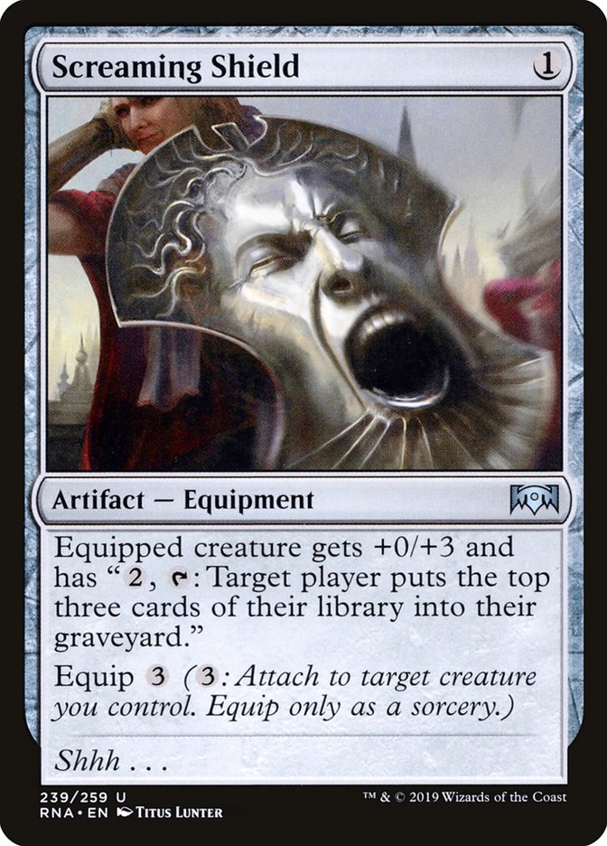 Screaming Shield [Ravnica Allegiance] | Game Haven TX