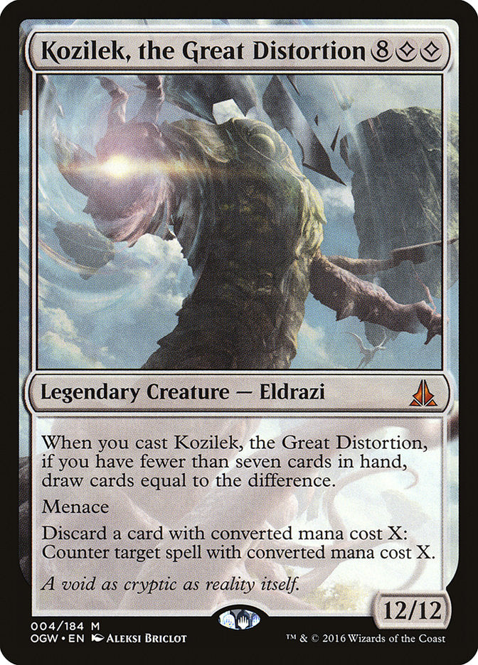 Kozilek, the Great Distortion [Oath of the Gatewatch] | Game Haven TX