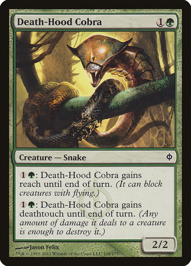 Death-Hood Cobra [New Phyrexia] | Game Haven TX