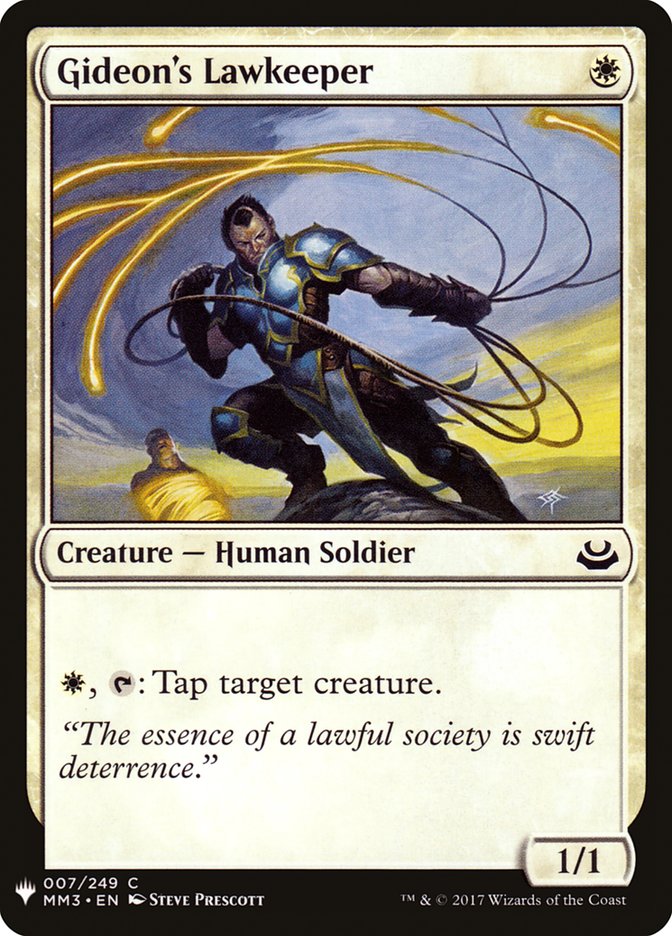 Gideon's Lawkeeper [Mystery Booster] | Game Haven TX