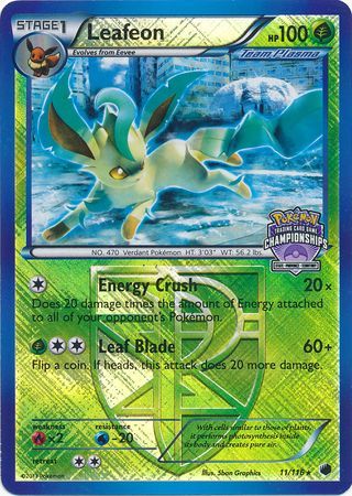 Leafeon (11/116) (States Championship Promo) [Black & White: Plasma Freeze] | Game Haven TX