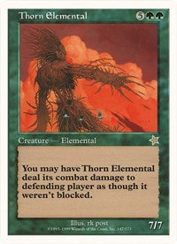 Thorn Elemental (Oversized) [Oversize Cards] | Game Haven TX