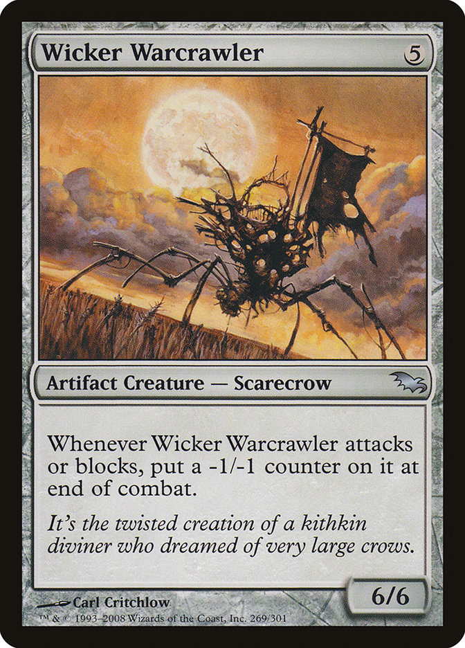 Wicker Warcrawler [Shadowmoor] | Game Haven TX