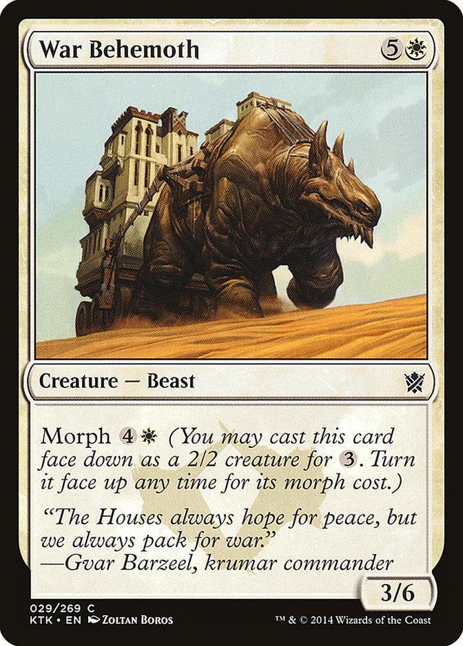 War Behemoth [Khans of Tarkir] | Game Haven TX