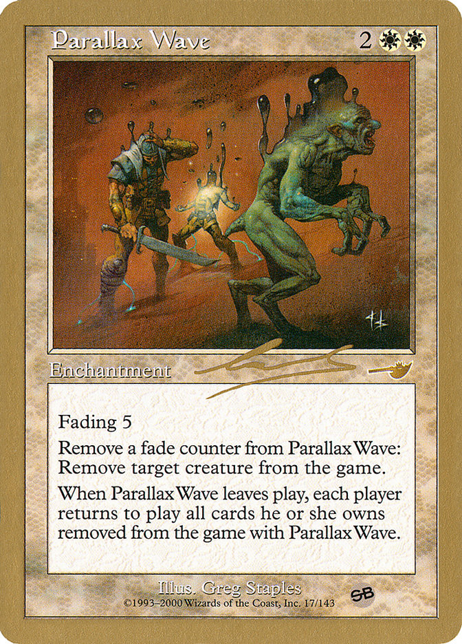 Parallax Wave (Nicolas Labarre) (SB) [World Championship Decks 2000] | Game Haven TX