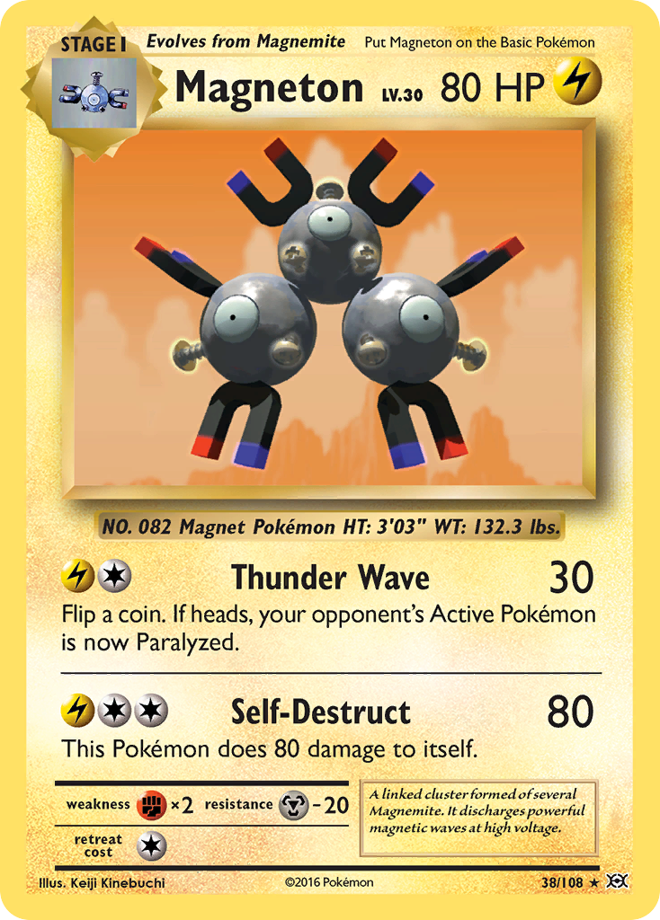 Magneton (38/108) [XY: Evolutions] | Game Haven TX