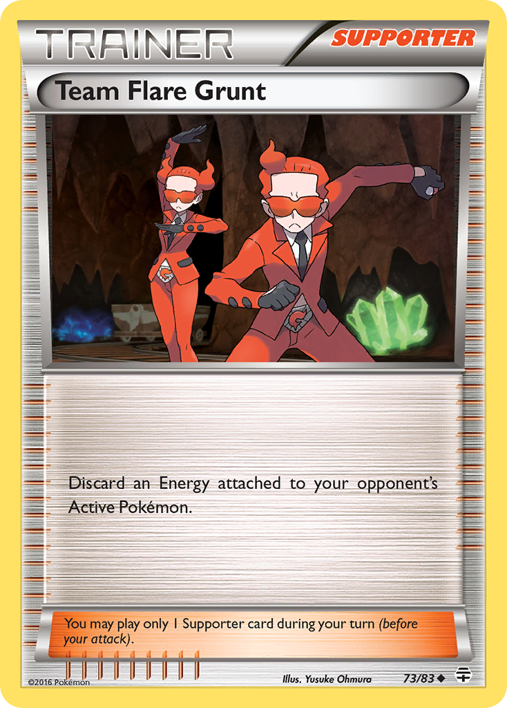 Team Flare Grunt (73/83) [XY: Generations] | Game Haven TX