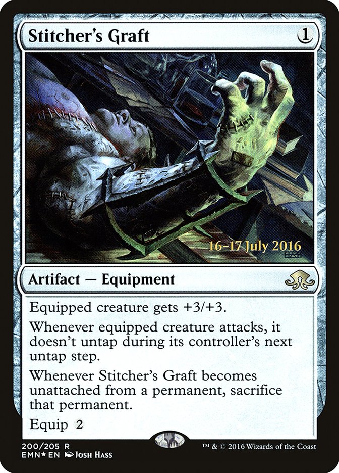 Stitcher's Graft [Eldritch Moon Promos] | Game Haven TX