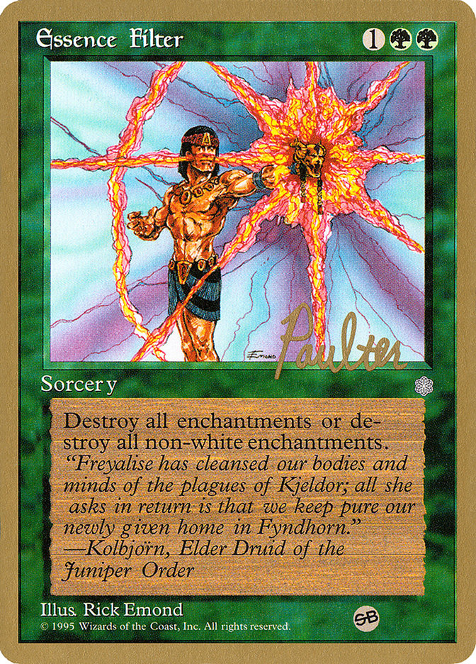 Essence Filter (Preston Poulter) (SB) [Pro Tour Collector Set] | Game Haven TX