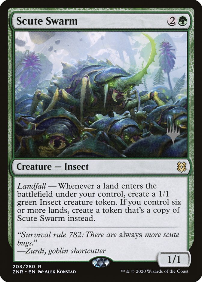 Scute Swarm (Promo Pack) [Zendikar Rising Promos] | Game Haven TX