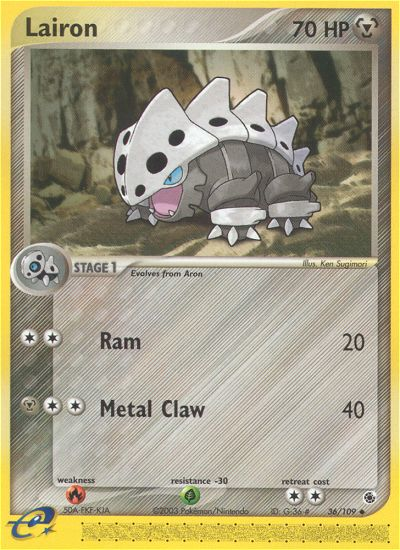 Lairon (36/109) [EX: Ruby & Sapphire] | Game Haven TX
