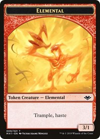 Elemental (009) // Goblin Double-Sided Token [Modern Horizons Tokens] | Game Haven TX
