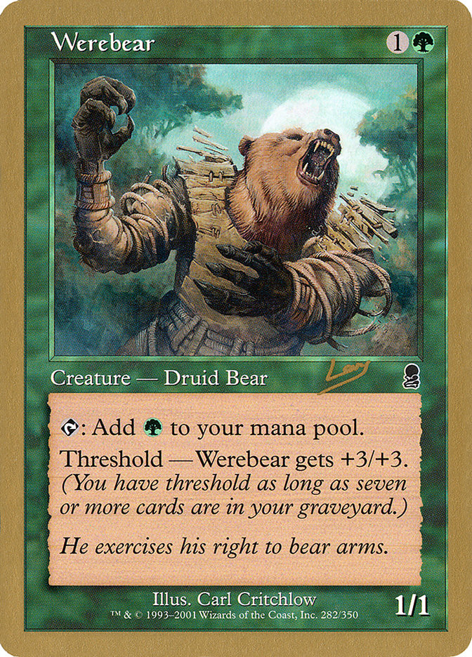 Werebear (Raphael Levy) [World Championship Decks 2002] | Game Haven TX