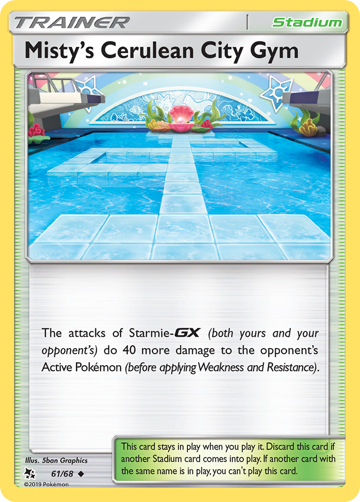 Misty's Cerulean City Gym (61/68) [Sun & Moon: Hidden Fates] | Game Haven TX