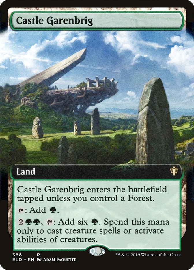 Castle Garenbrig (Extended Art) [Throne of Eldraine] | Game Haven TX