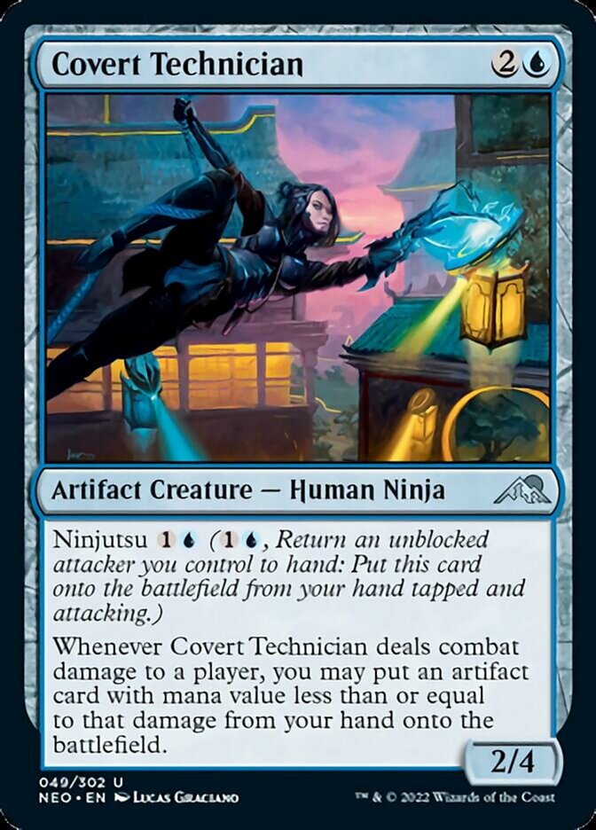 Covert Technician [Kamigawa: Neon Dynasty] | Game Haven TX