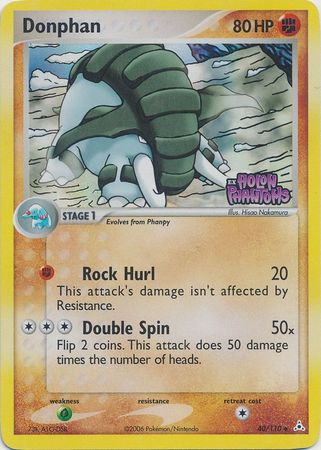Donphan (40/110) (Stamped) [EX: Holon Phantoms] | Game Haven TX