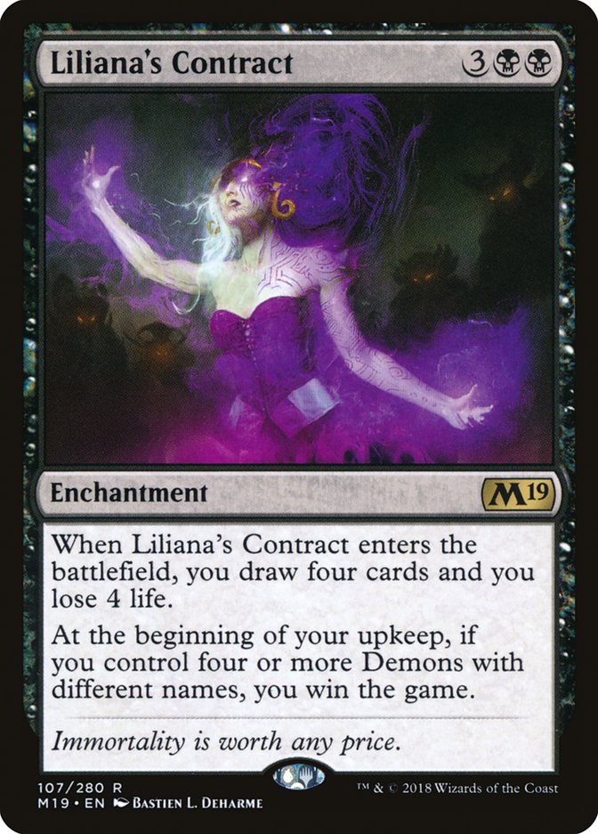Liliana's Contract [Core Set 2019] | Game Haven TX