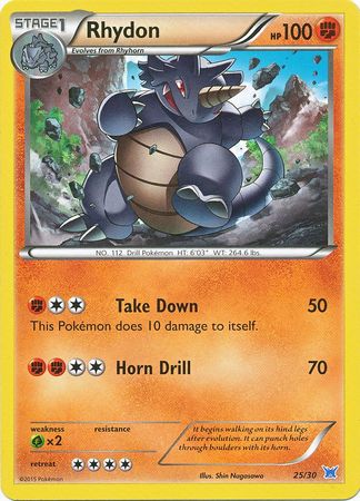 Rhydon (25/30) [XY: Trainer Kit 2 - Latios] | Game Haven TX