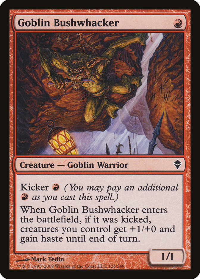 Goblin Bushwhacker [Zendikar] | Game Haven TX