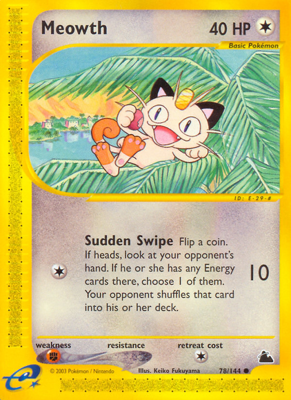 Meowth (78/144) [Skyridge] | Game Haven TX