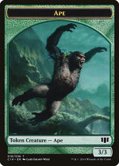 Ape // Zombie (011/036) Double-sided Token [Commander 2014 Tokens] | Game Haven TX