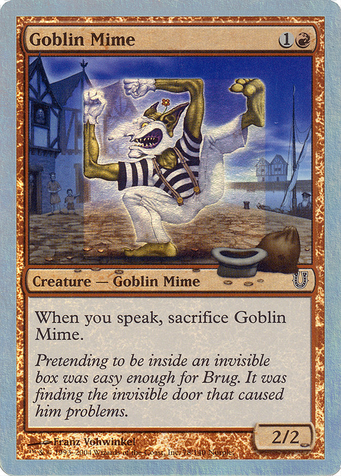 Goblin Mime [Unhinged] | Game Haven TX